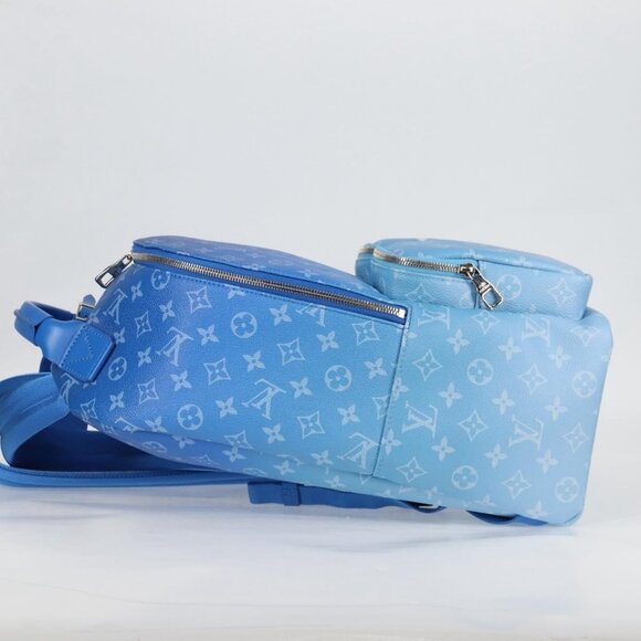 LOUIS VUITTON Monogram Clouds Multi Pocket Backpack Blue M45441 Auth yk18948M - Picture 4 of 16